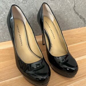 Chinese Laundry Black Patent Platform Heels